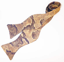 Textured Snake Skin Print Bow Tie