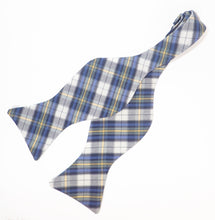 Blue Tartan Bow Tie