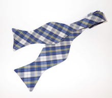 Blue/Yellow Tartan Bow Tie
