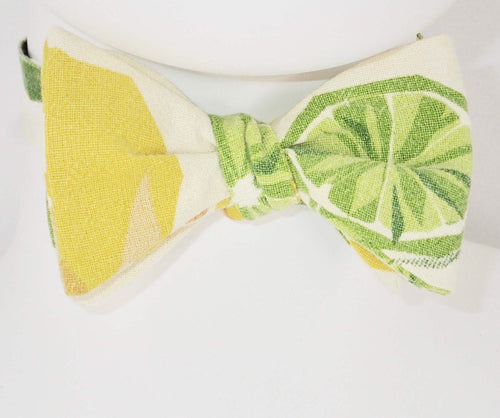 Lemon/Lime print Bow Tie