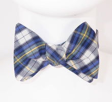 Blue/Yellow Tartan Bow Tie