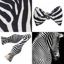 Zebra Print Bow Tie